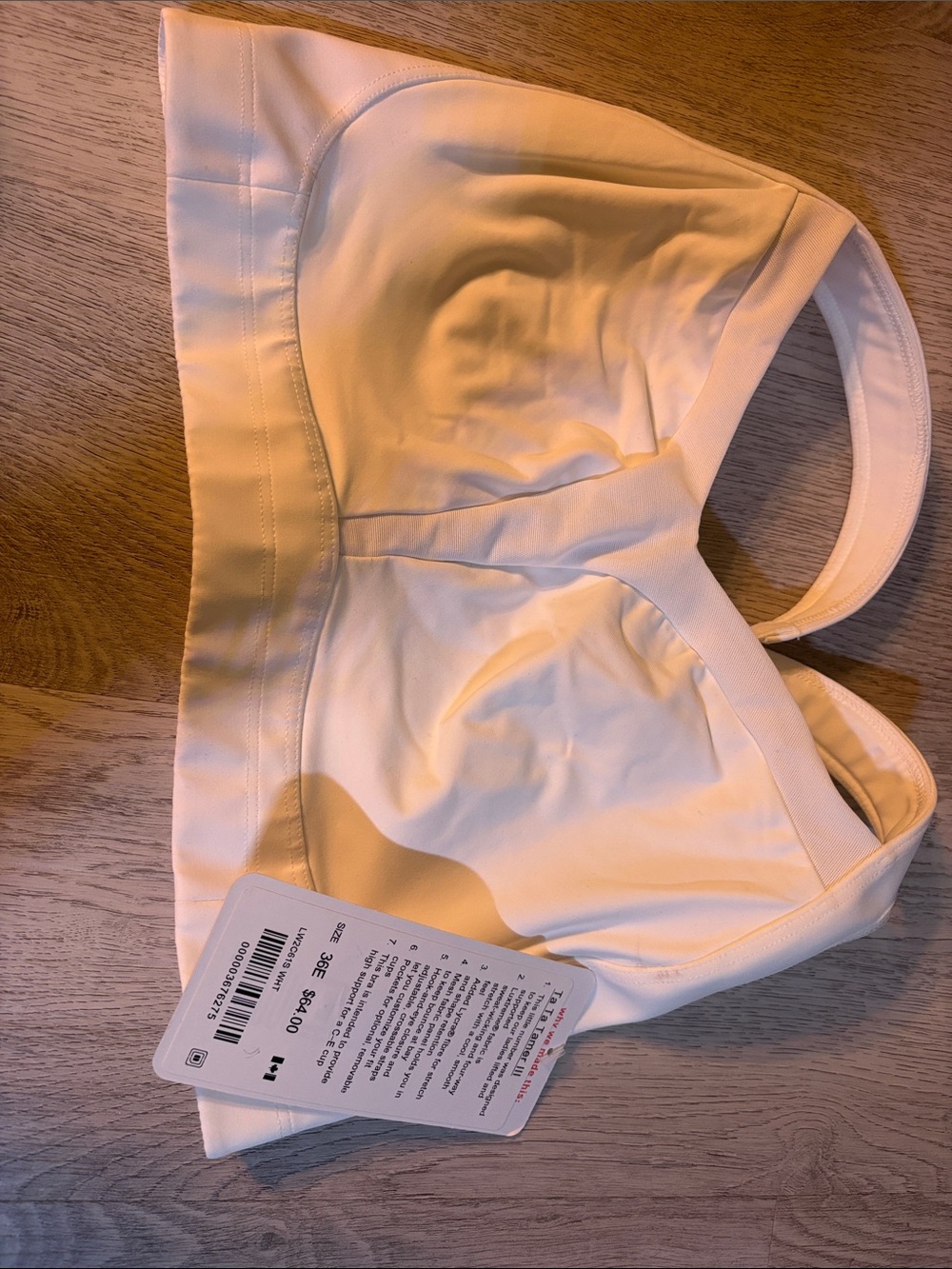 lululemon athletica White Soft Support Sports Bra